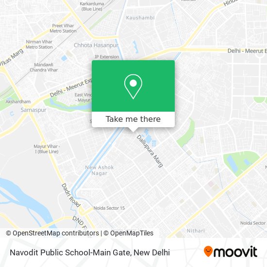 Navodit Public School-Main Gate map