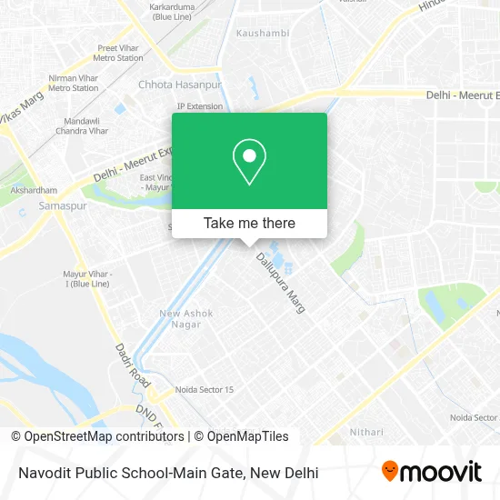 Navodit Public School-Main Gate map