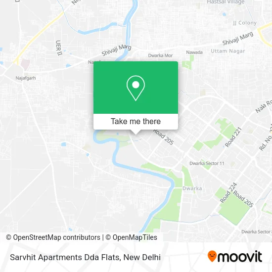 Sarvhit Apartments Dda Flats map