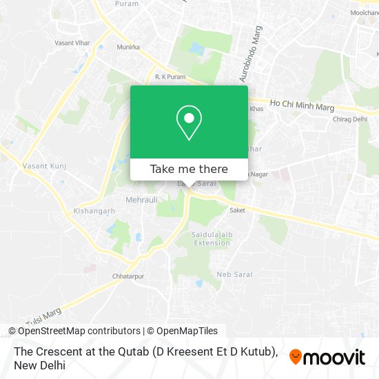 The Crescent at the Qutab (D Kreesent Et D Kutub) map