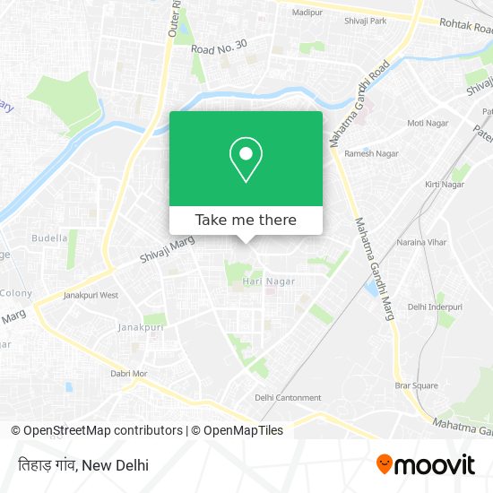 तिहाड़ गांव map