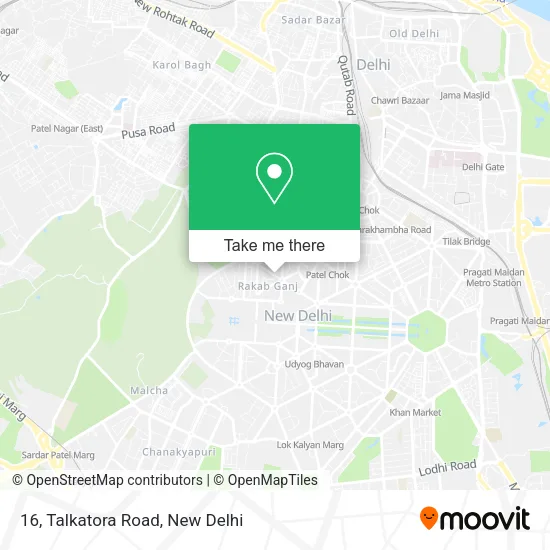 16, Talkatora Road map
