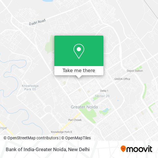 Bank of India-Greater Noida map