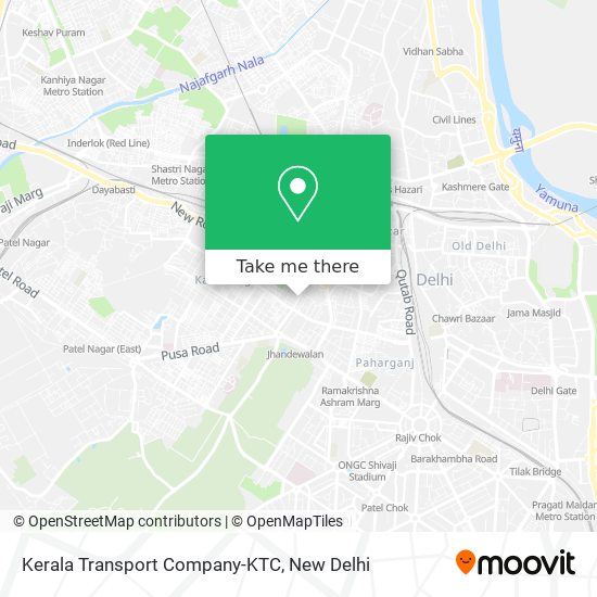 Kerala Transport Company-KTC map