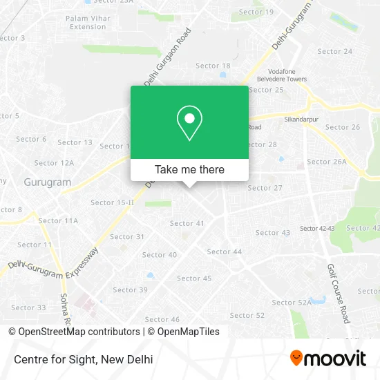 Centre for Sight map