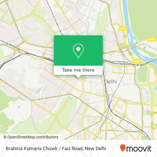 Brahma Kumaris Chowk / Faiz Road map