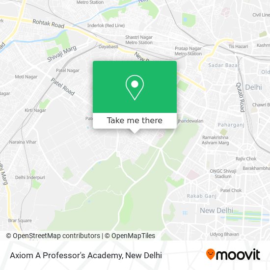 Axiom A Professor's Academy map