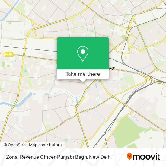 Zonal Revenue Officer-Punjabi Bagh map