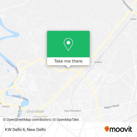 KW Delhi 6 map