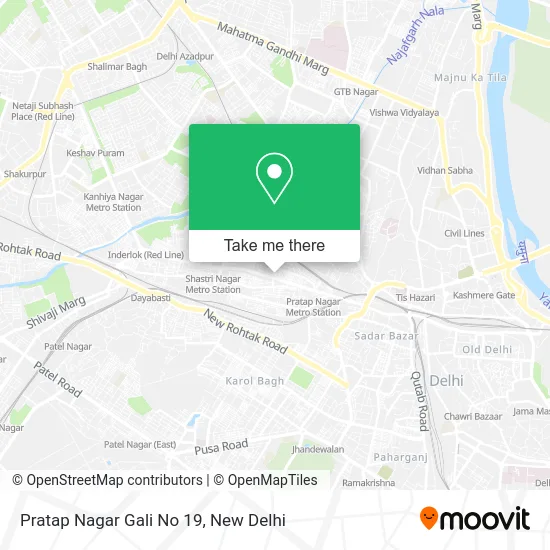 Pratap Nagar Gali No 19 map