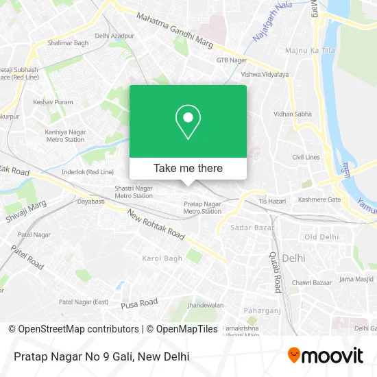 Pratap Nagar No 9 Gali map