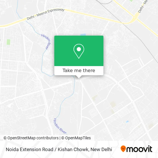 Noida Extension Road / Kishan Chowk map