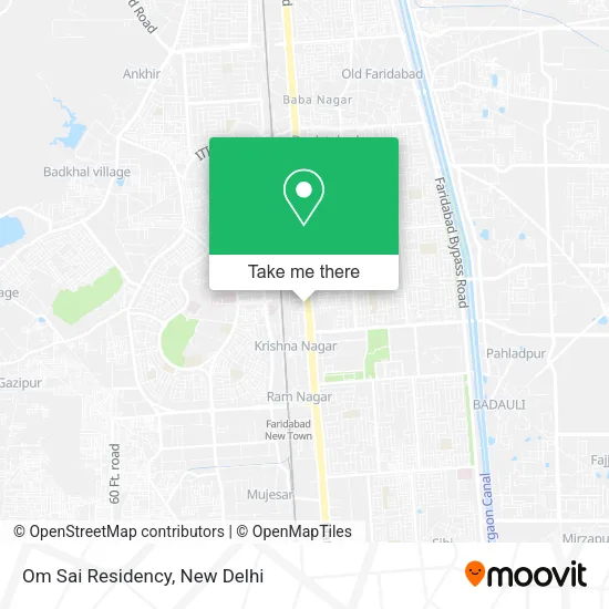 Om Sai Residency map