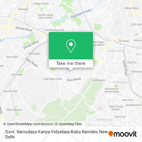 Govt. Sarvodaya Kanya Vidyalaya-Baba Ramdev map