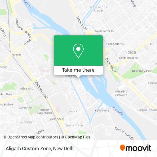 Aligarh Custom Zone map