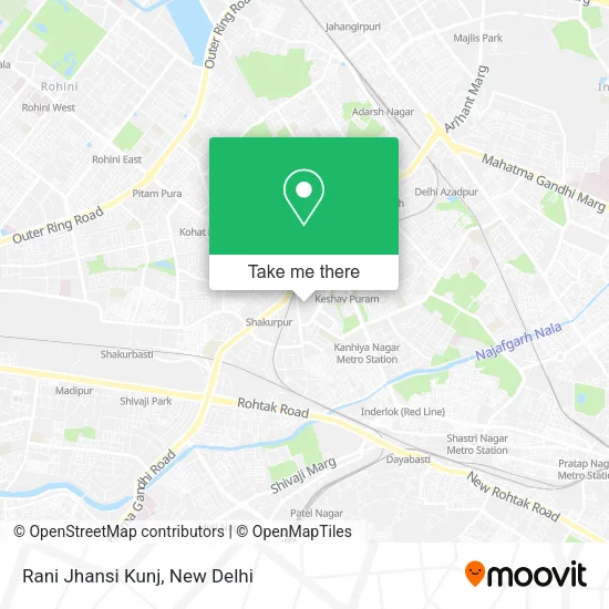 Rani Jhansi Kunj map