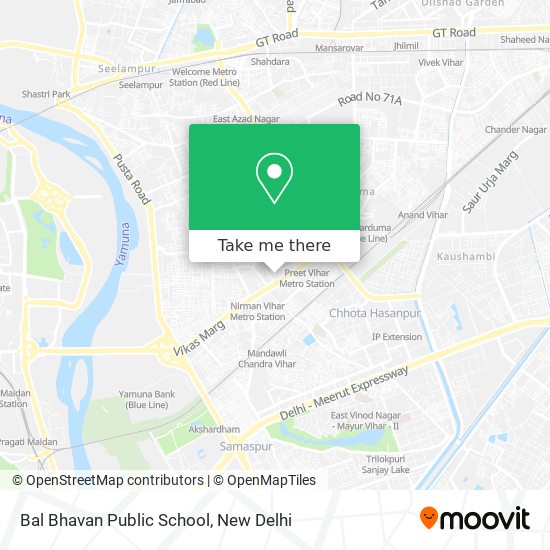 Bal Bhavan Public School map