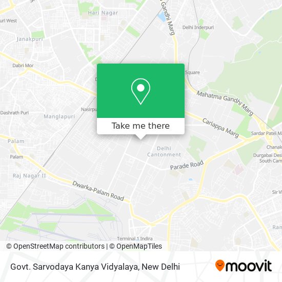 Govt. Sarvodaya Kanya Vidyalaya map