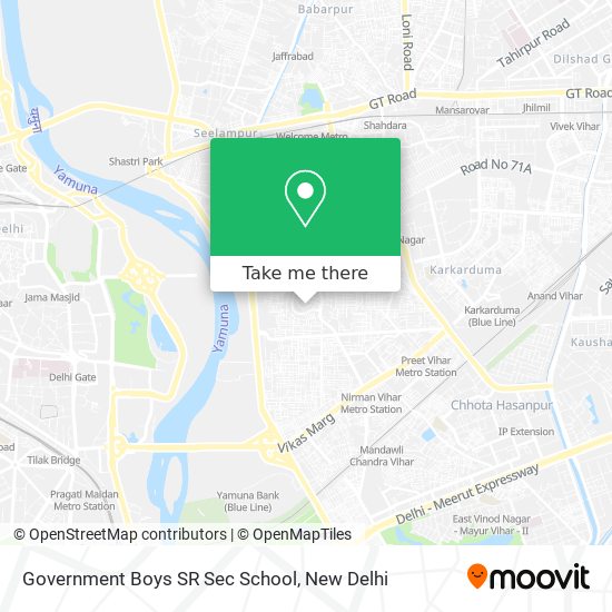 Government Boys SR Sec School map