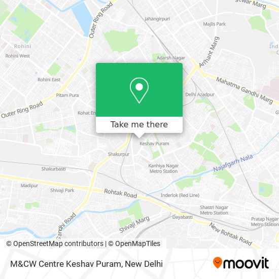 M&CW Centre Keshav Puram map