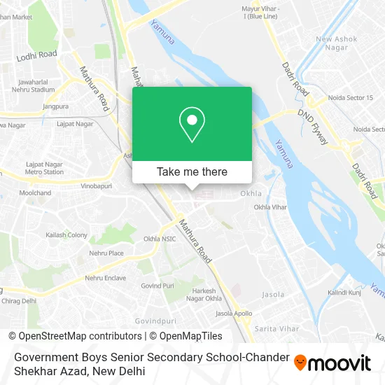 Govt. Boys SR. Sec. School-Chander Shekhar Azad map