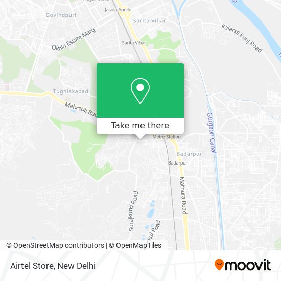 Airtel Store map