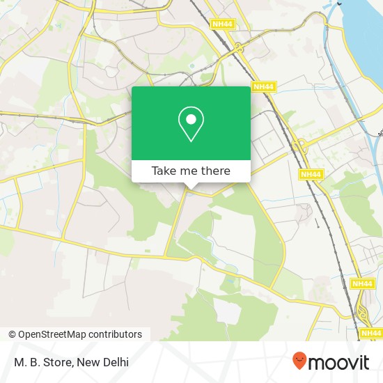 M. B. Store map