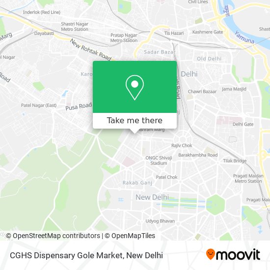 CGHS Dispensary Gole Market map