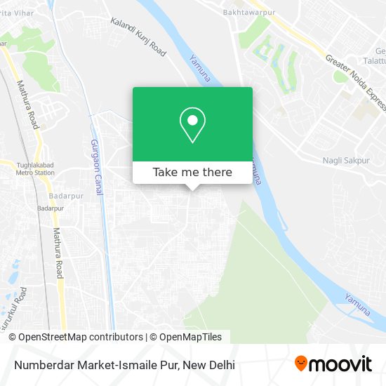Numberdar Market-Ismaile Pur map