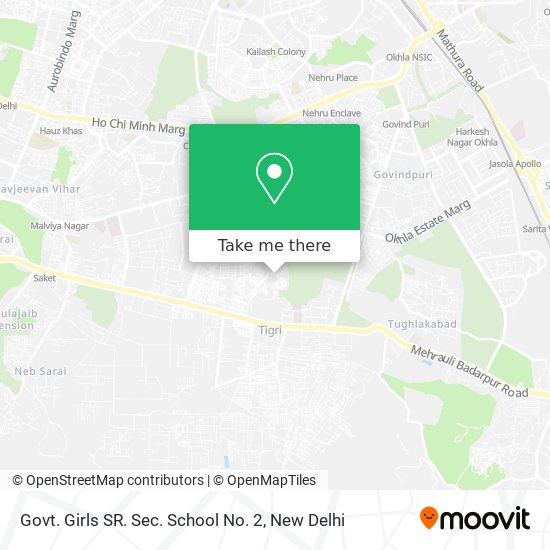 Govt. Girls SR. Sec. School No. 2 map