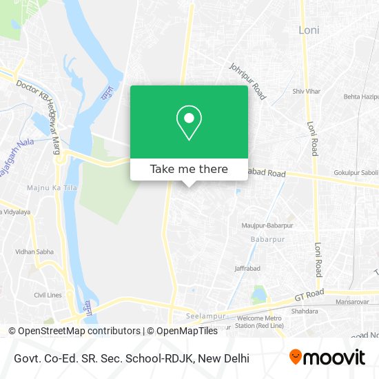Govt. Co-Ed. SR. Sec. School-RDJK map