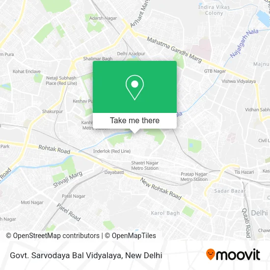 Govt. Sarvodaya Bal Vidyalaya map