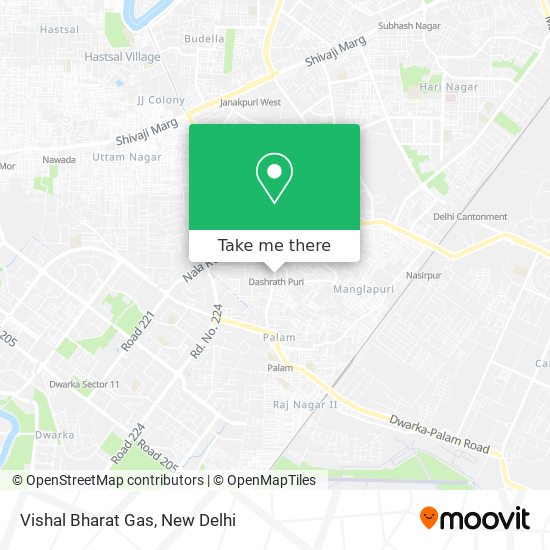 Vishal Bharat Gas map