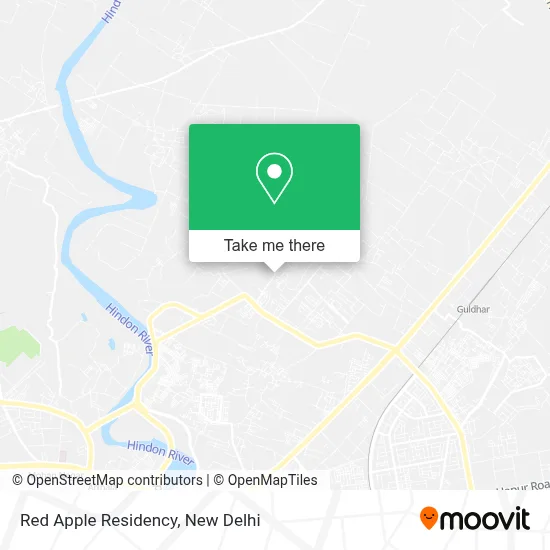 Red Apple Residency map