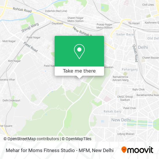 Mehar for Moms Fitness Studio - MFM map