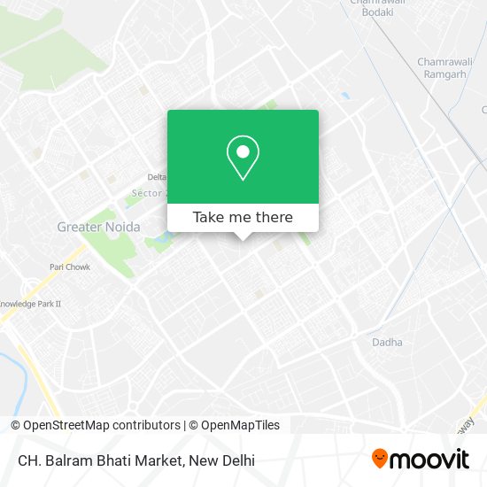 CH. Balram Bhati Market map