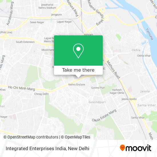 Integrated Enterprises India map