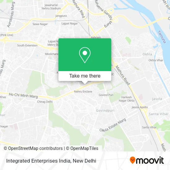 Integrated Enterprises India map