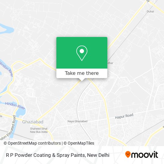 R P Powder Coating & Spray Paints map