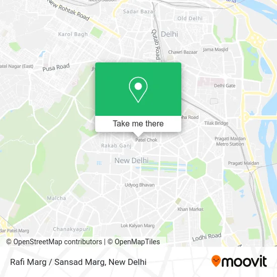 Rafi Marg / Sansad Marg map