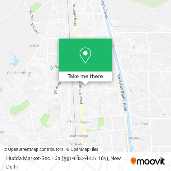 Hudda Market-Sec 16a (हुड्डा मार्केट-सेक्टर 16ए) map