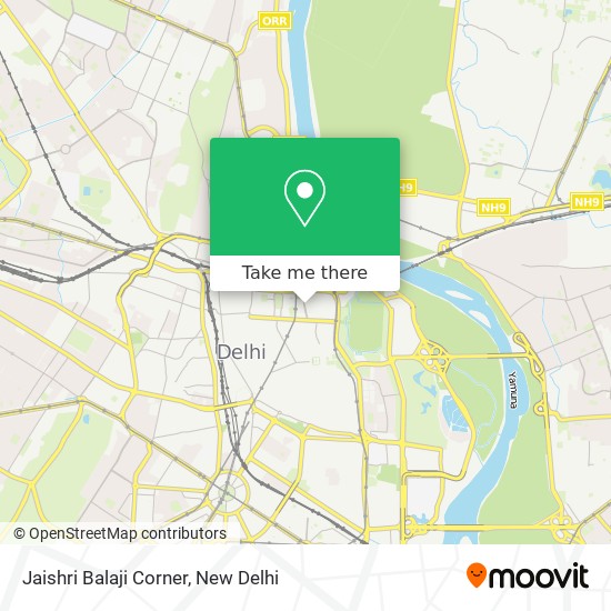 Jaishri Balaji Corner map