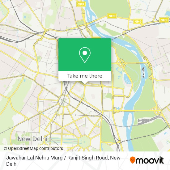 Jawahar Lal Nehru Marg / Ranjit Singh Road map