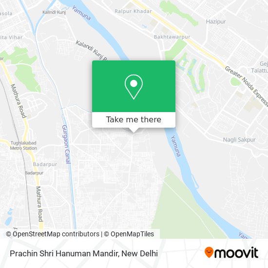 Prachin Shri Hanuman Mandir map