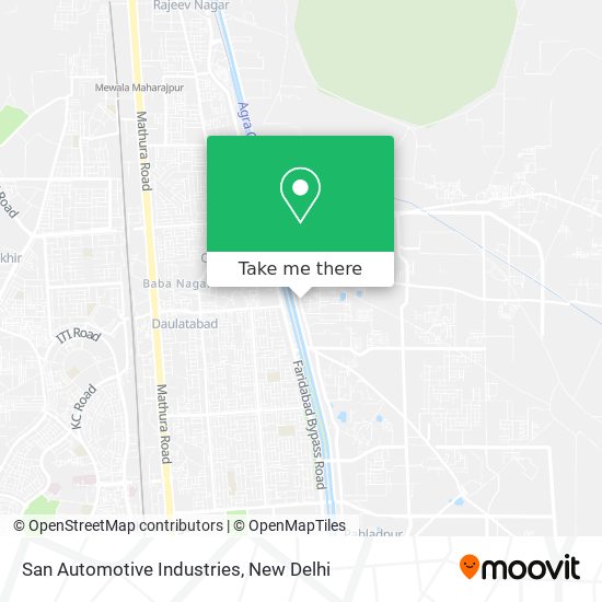 San Automotive Industries map