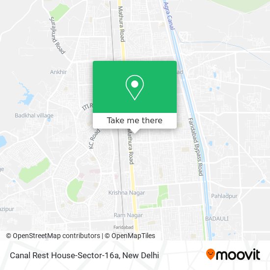 Canal Rest House-Sector-16a map