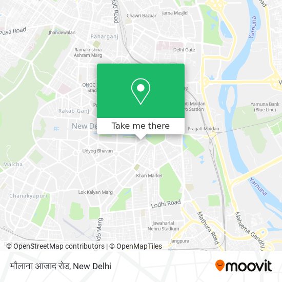 मौलाना आजाद रोड map