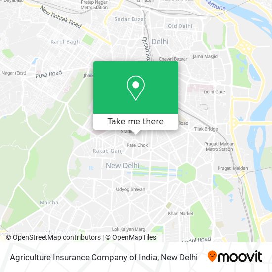 Agriculture Insurance Company of India map