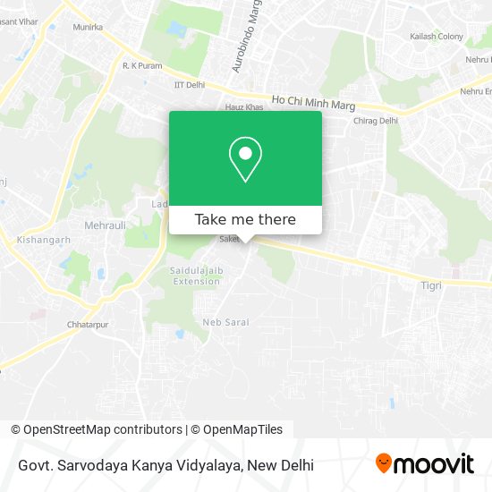 Govt. Sarvodaya Kanya Vidyalaya map