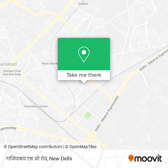 गाजियाबाद एच ओ रोड map
